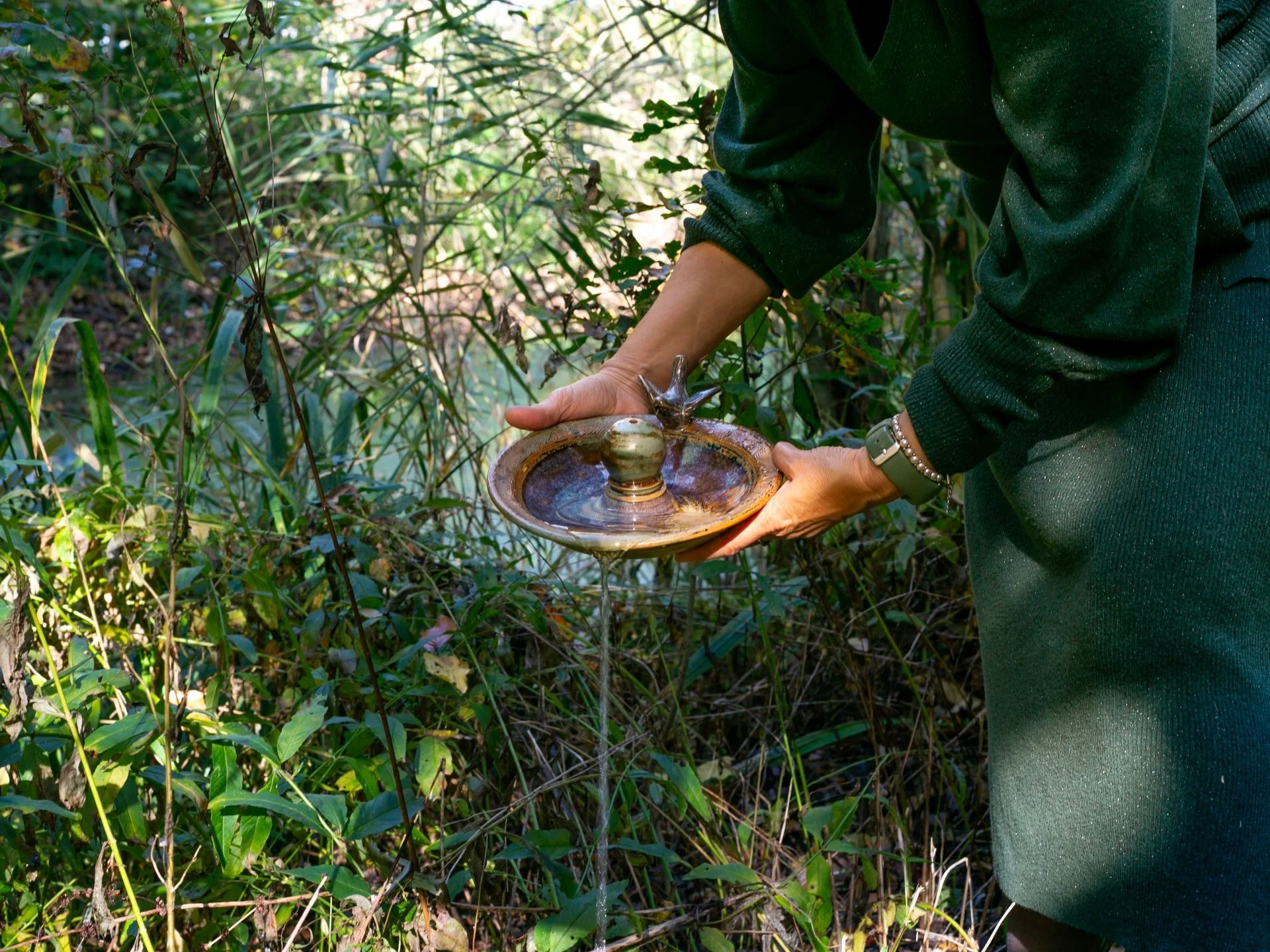 Waterschaal. Geef het water terug aan de natuur